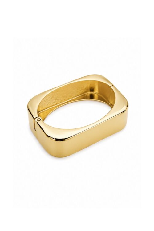 BRACCIALE RIGIDO GEOMETRICO LUCIDO - SPESSO