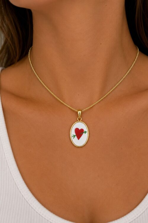CHARM CUORE CON FRECCIA