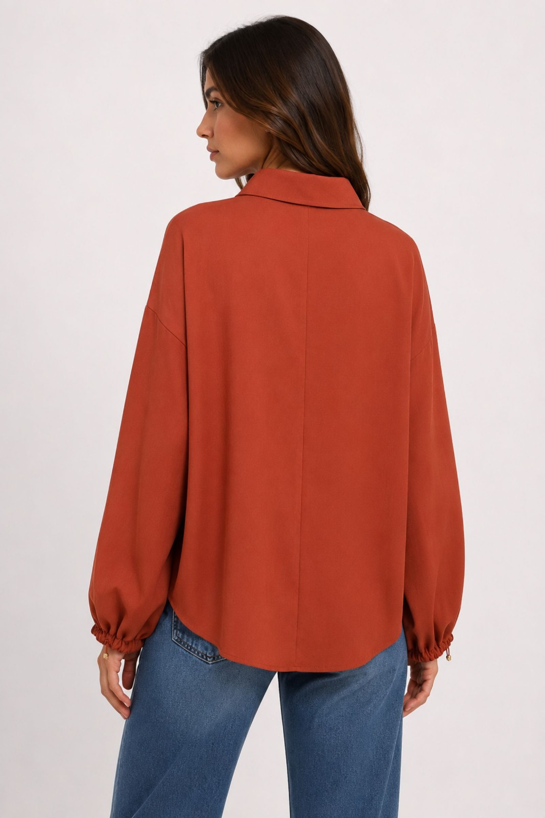 CAMICIA OVER CON MANICHE AMPIE - immagine 3