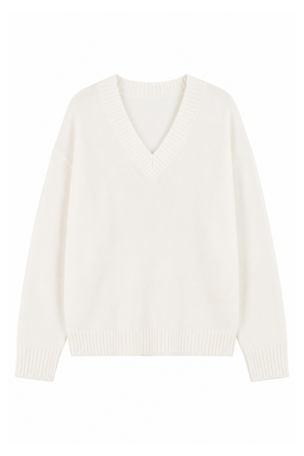 M9073-06_PANNA MAGLIA OVER SCOLLO A V - Panna, TU