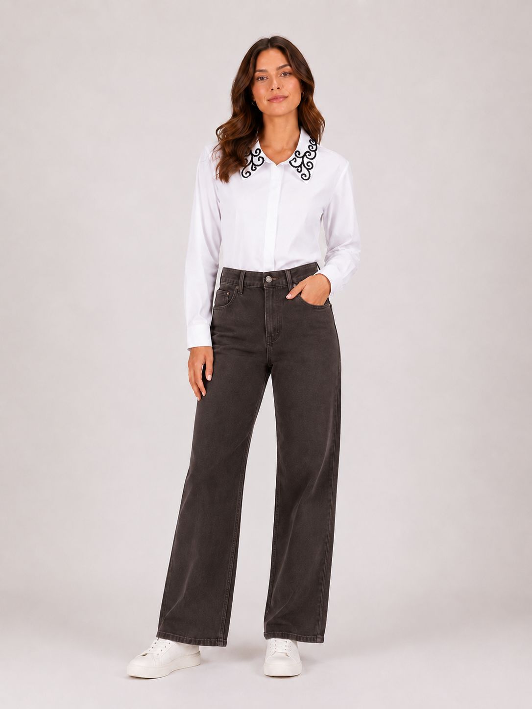 cdc922bb-8ef0-47b5-af3e-b072543c7e35 PANTALONI JEANS COLORATI CARROT FIT - Coffee, XS