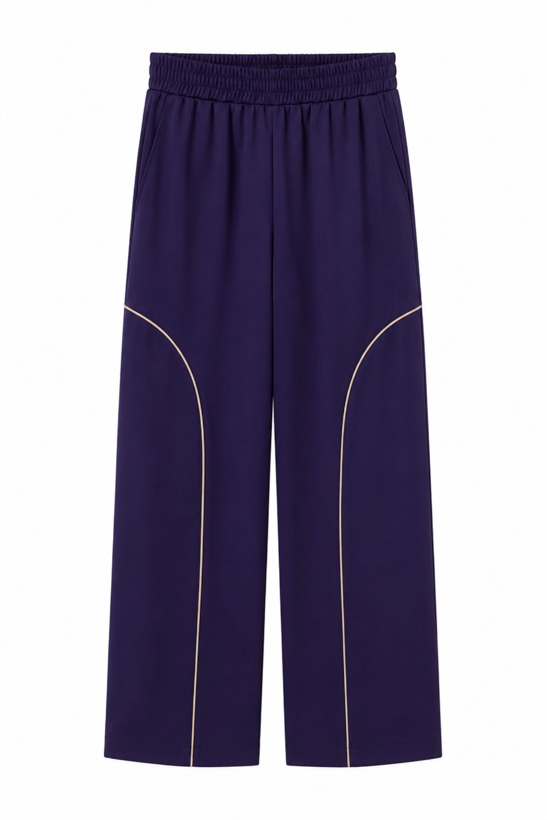 25 PANTALONI IN TESSUTO ACETATO - Βιόλα, M