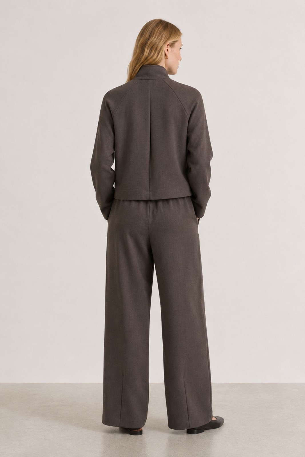 PANTALONI IN TESSUTO A SIGARETTA - immagine 3