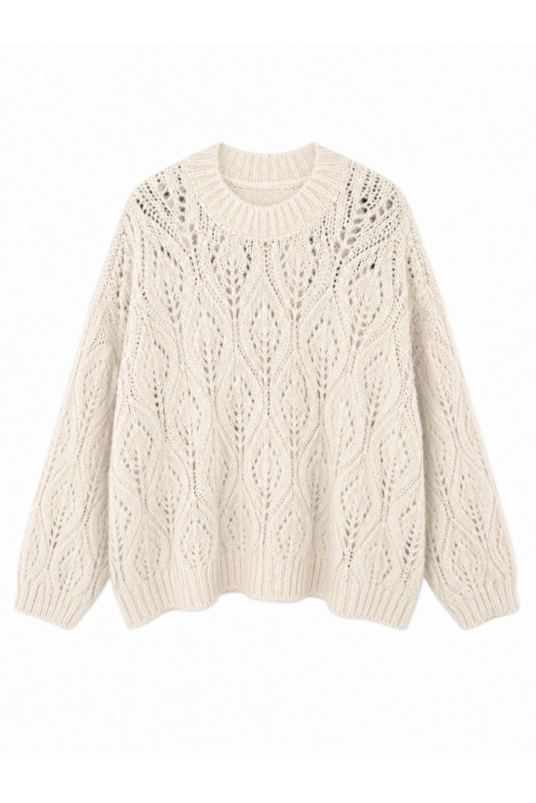 F21986-06_PANNA MAGLIONE TRAFORATO - Panna, TU