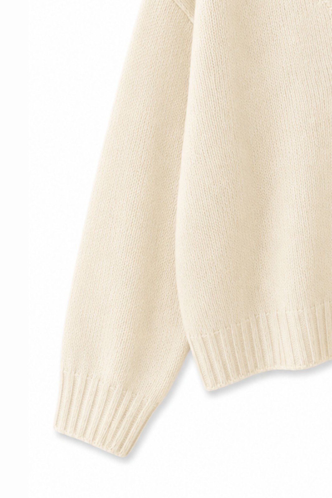 MD04144-06_CREMA MAGLIONE MORBIDO GIROCOLLO IN LANA - Crema, TU