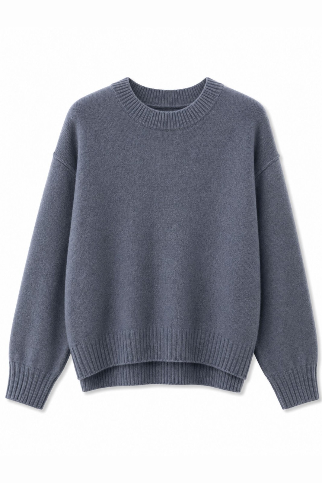 MD05159-06_BLU MAGLIONE COMFORT FIT GIROCOLLO - Blu, TU