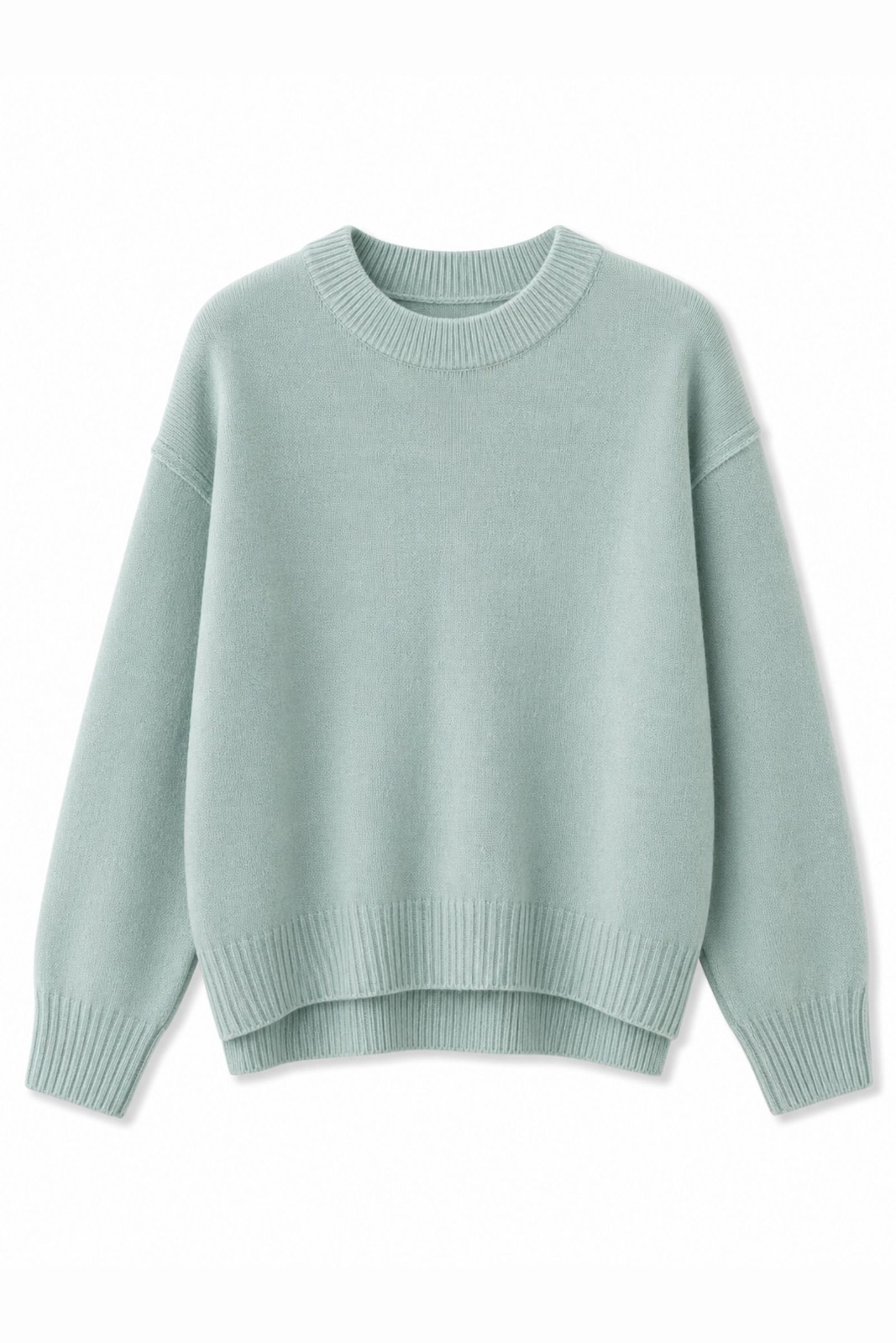 MD05159-06_VERDE MAGLIONE COMFORT FIT GIROCOLLO - Verde, TU