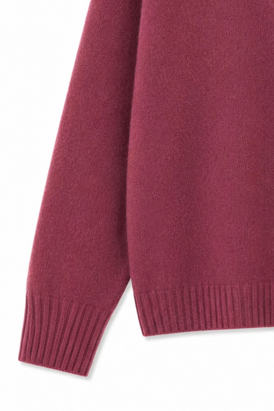 MD05163-06_BORDEAUX CARDIGAN CON SCOLLO A V E BOTTONI - Bordeaux, TU