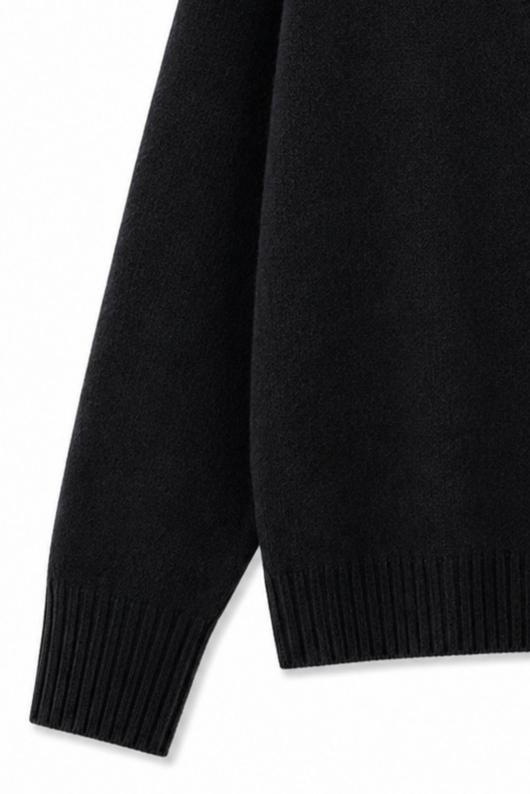 MD05163-06_NERO CARDIGAN CON SCOLLO A V E BOTTONI - Nero, TU