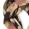 FOULARD FANTASIA FIORI CON DETTAGLIO PERLA - immagine 2