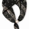 FOULARD FANTASIA BANDANA CON DETTAGLIO PERLA