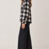 CAMICIA A QUADRI CON ROUCHES E TASCHINO - immagine 3