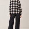 CAMICIA A QUADRI CON ROUCHES E TASCHINO - immagine 4