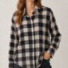 CAMICIA A QUADRI CON STRASS - immagine 2
