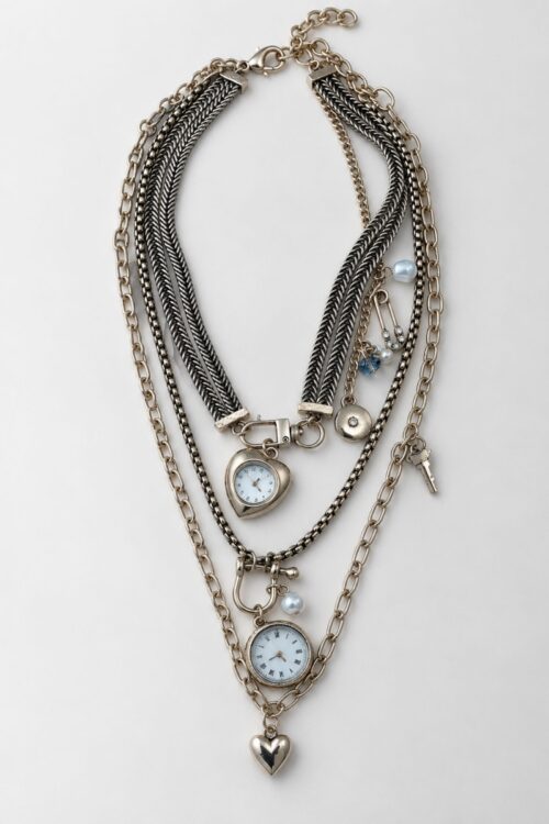 COLLANA MULTIFILO CON CHARMS