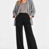 CARDIGAN APERTO OVERSIZE MANICHE AMPIE - immagine 4