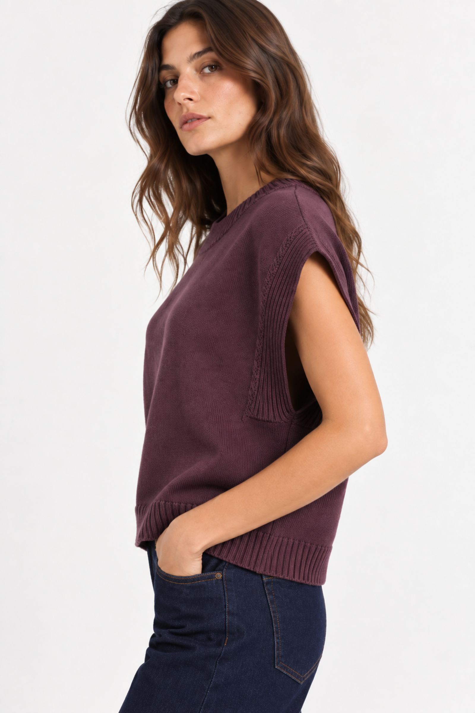 GILET OVERSIZE CORTO - immagine 2