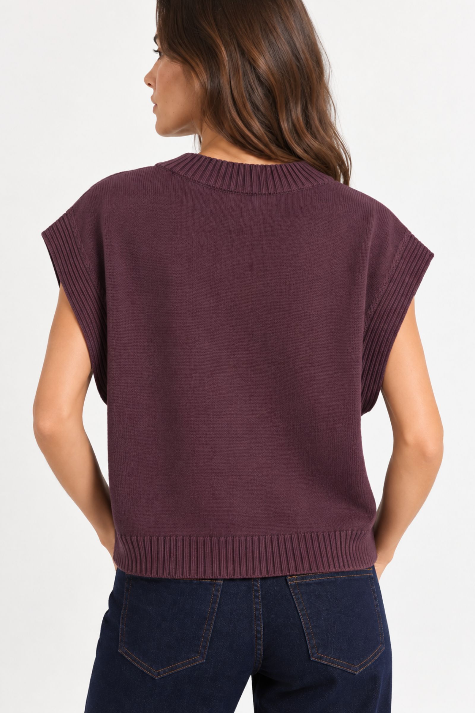 GILET OVERSIZE CORTO - immagine 3