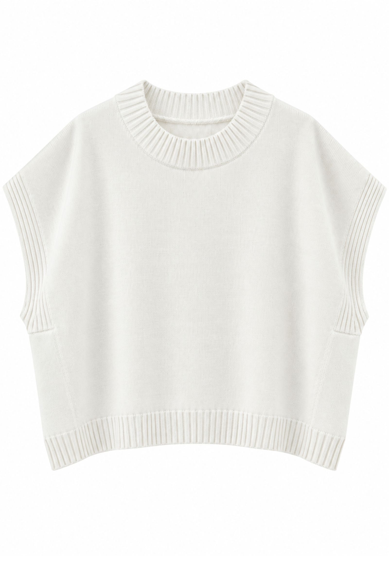 AL626035-06_PANNA GILET OVERSIZE CORTO - Panna, TU