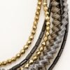 COLLANA MULTIFILO CON CRISTALLI E DETTAGLI METALLIZZATI - immagine 2