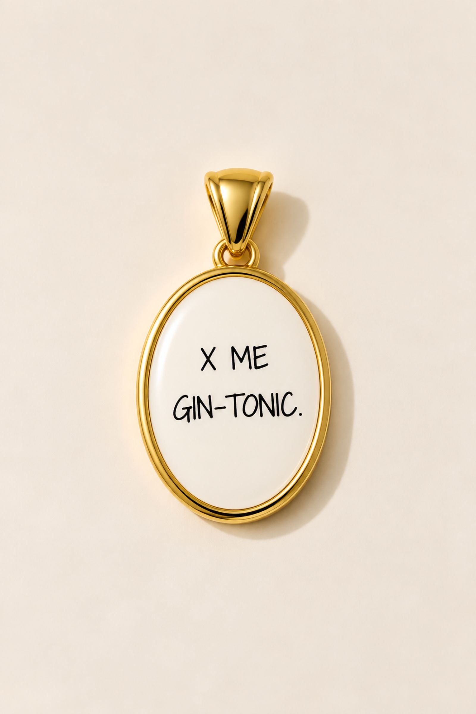 PENDENTE OVALE X ME GIN-TONIC