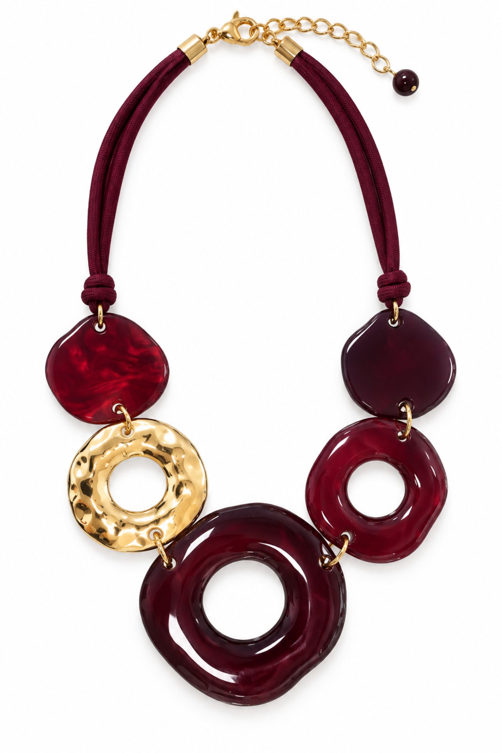 BI277-06_BORDEAUX COLLANA STATEMENT CON CERCHI - Bordeaux, TU
