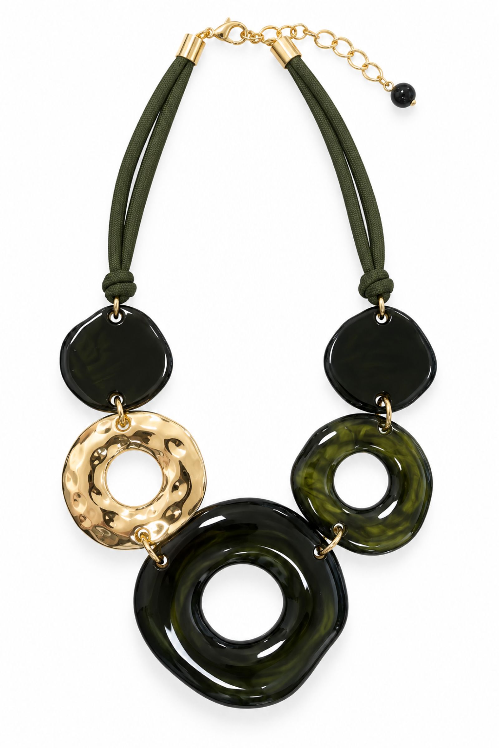 BI277-06_MILITARE COLLANA STATEMENT CON CERCHI - Militare, TU