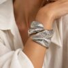 BRACCIALE RIGIDO FOGLIE - Image 2