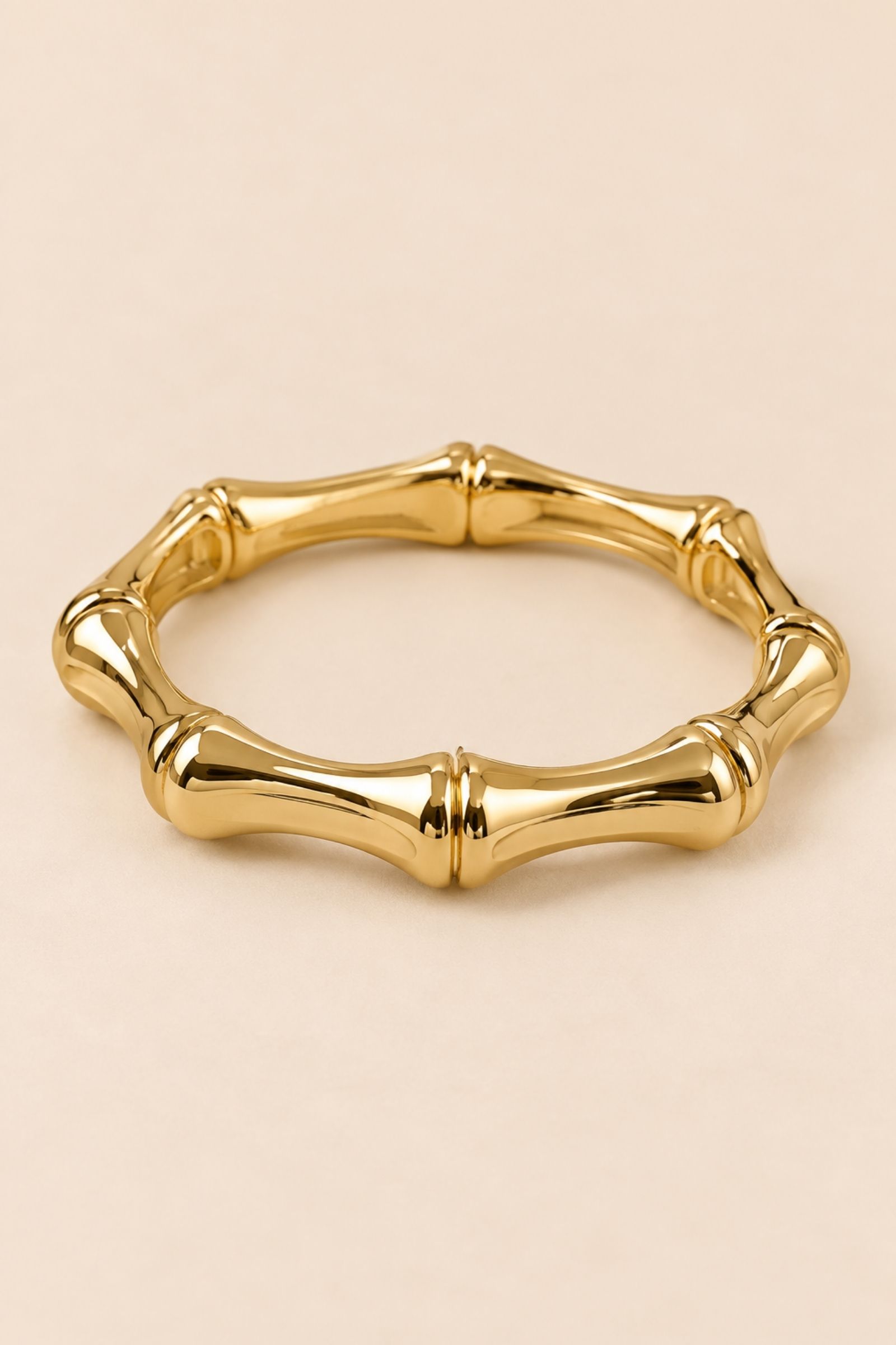 BI290-06_ORO BRACCIALE RIGIDO GEOMETRICO - Oro, TU
