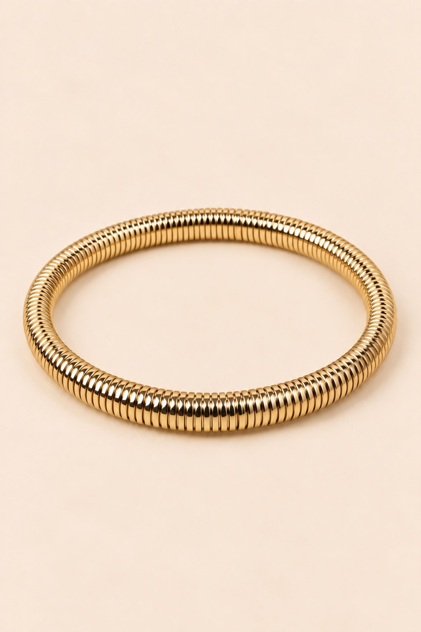 BI294-06_ORO BRACCIALE RIGIDO EFFETTO TUBOLARE - Χρυσός, TU