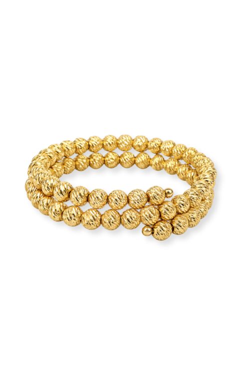 Alternative view of BRACCIALE MULTIFILO CON SFERE LAVORATE