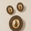 SET ORECCHINI E SPILLA CON STRASS - immagine 2