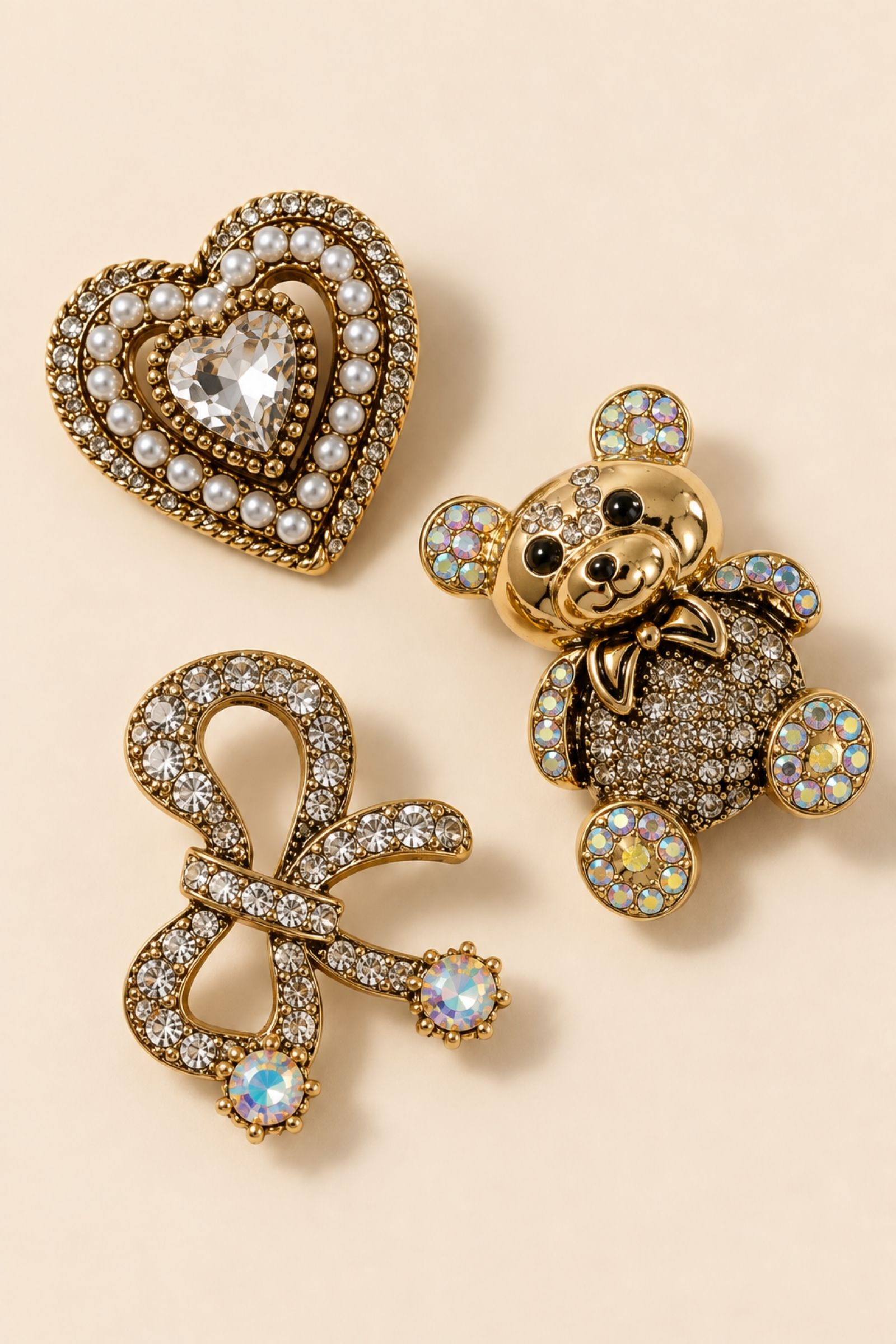 SPILLE GIOIELLO CON STRASS - immagine 2