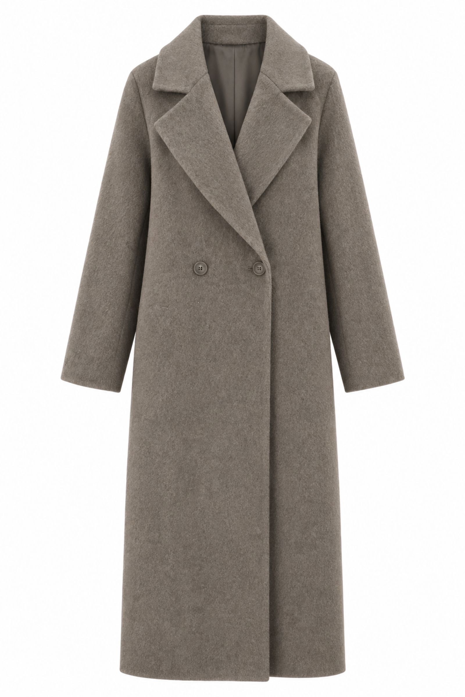 CA6900-06_TORTORA CAPPOTTO LUNGO DOPPIOPETTO - Turteltaube, L