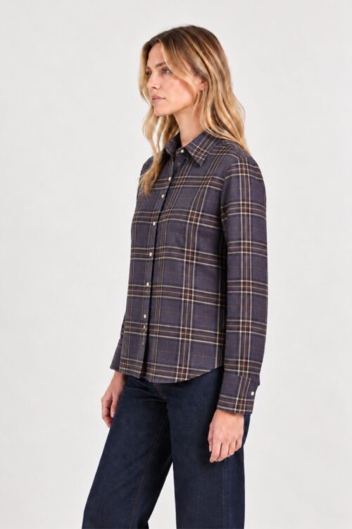 Alternative view of CAMICIA A QUADRI CON BOTTONI