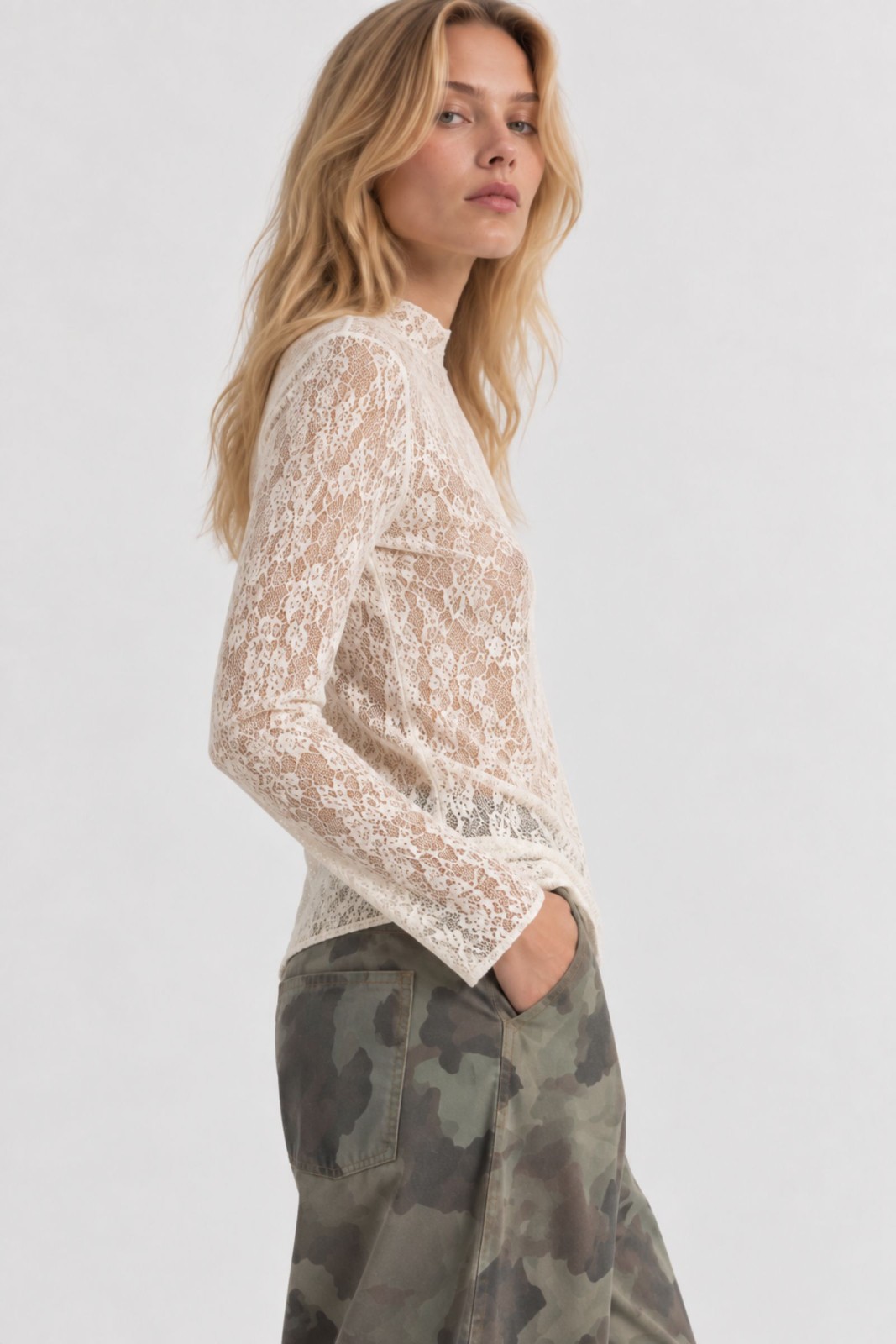 MAGLIA DOLCEVITA IN PIZZO - immagine 3