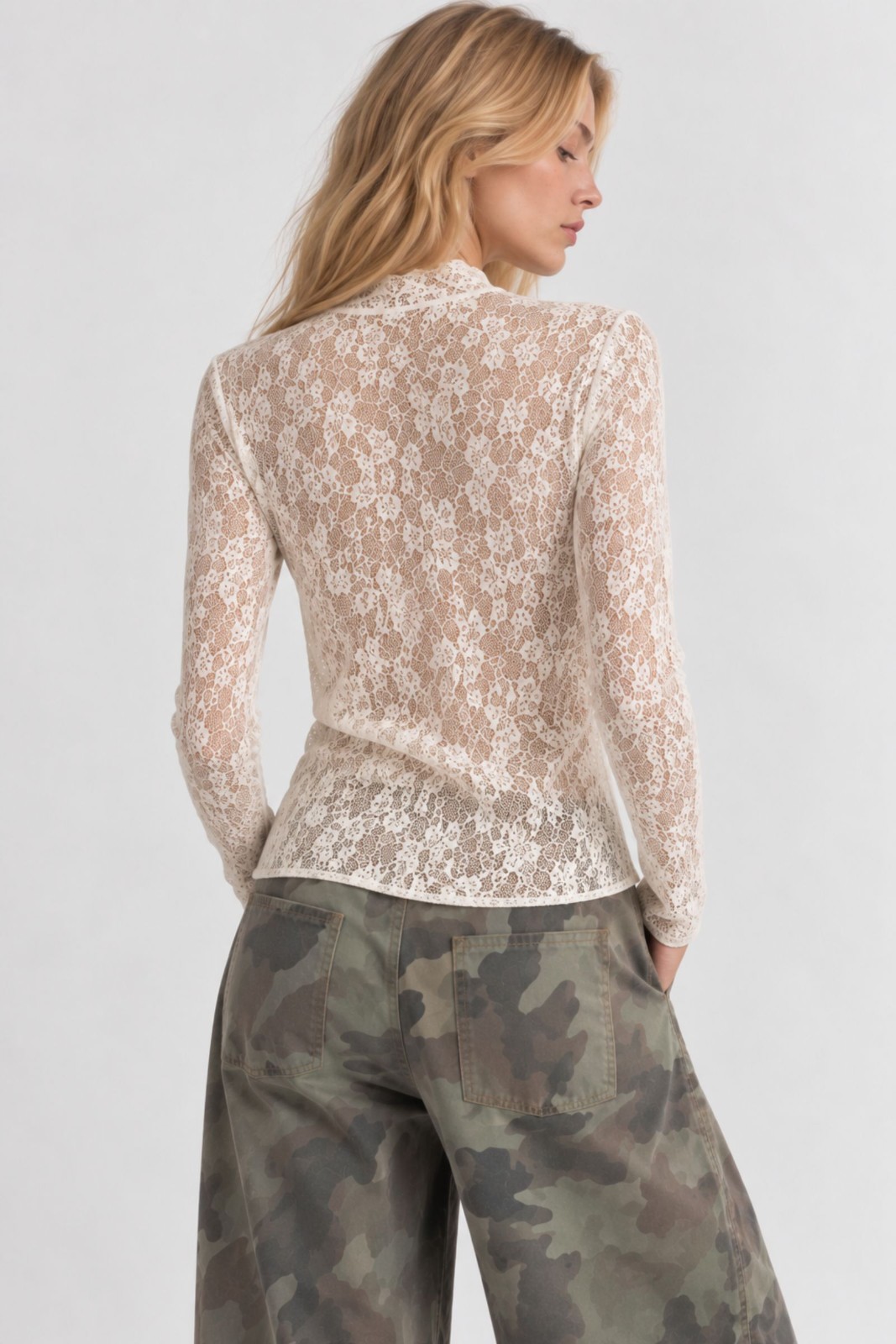 MAGLIA DOLCEVITA IN PIZZO - immagine 4