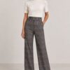 PANTALONE PALAZZO A QUADRI