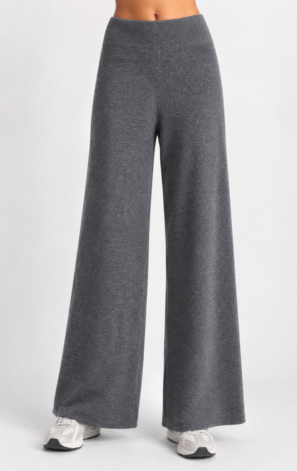 Immagine ChatGPT 29 set 2026, 12_06_54 PANTALONI A PALAZZO IN MAGLIA - Anthrazit, TU