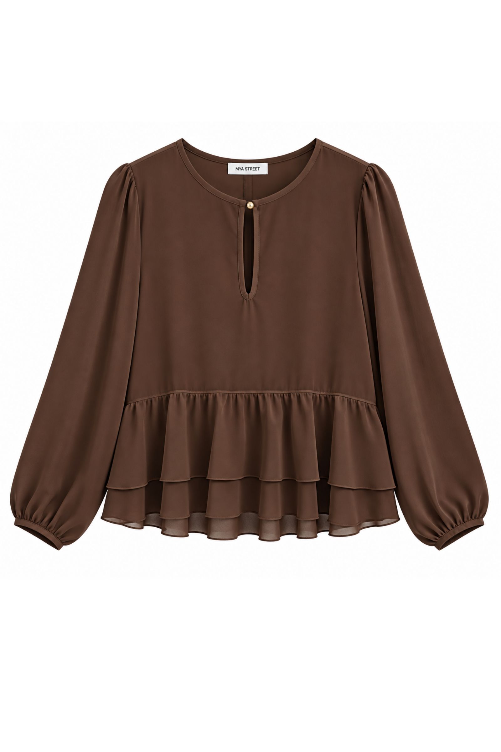 LM16339-06_MORO BLUSA SVASATA CON BALZA - Moro, S