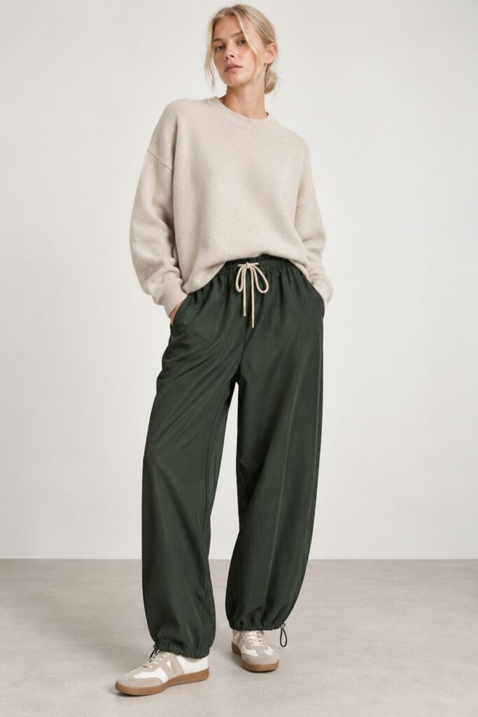 PANTALONI JOGGER CON COULISSE REGOLABILE 