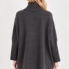 MAGLIA OVERSIZE CON MAXI COLLO A COSTE - immagine 2