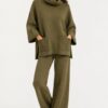 MAGLIA OVERSIZE CON COLLO AMPIO E TASCHE - immagine 4