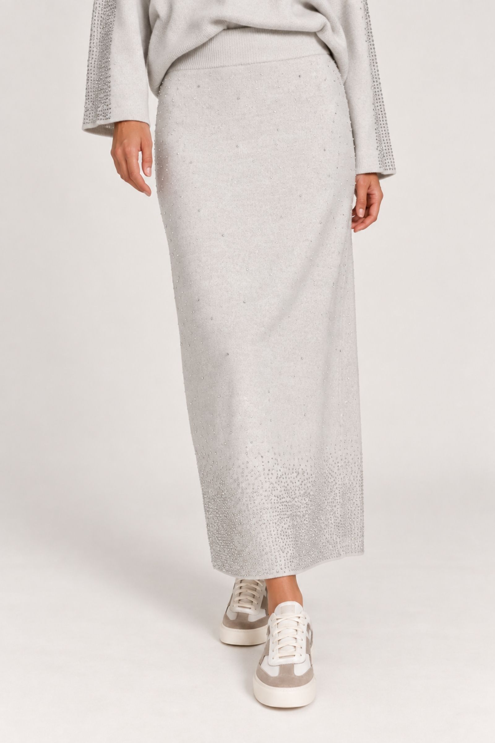 GONNA LUNGA CON STRASS DEGRADÉ - immagine 2