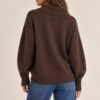 MAGLIONE DOLCEVITA MORBIDO CON MANICHE AMPIE - immagine 4