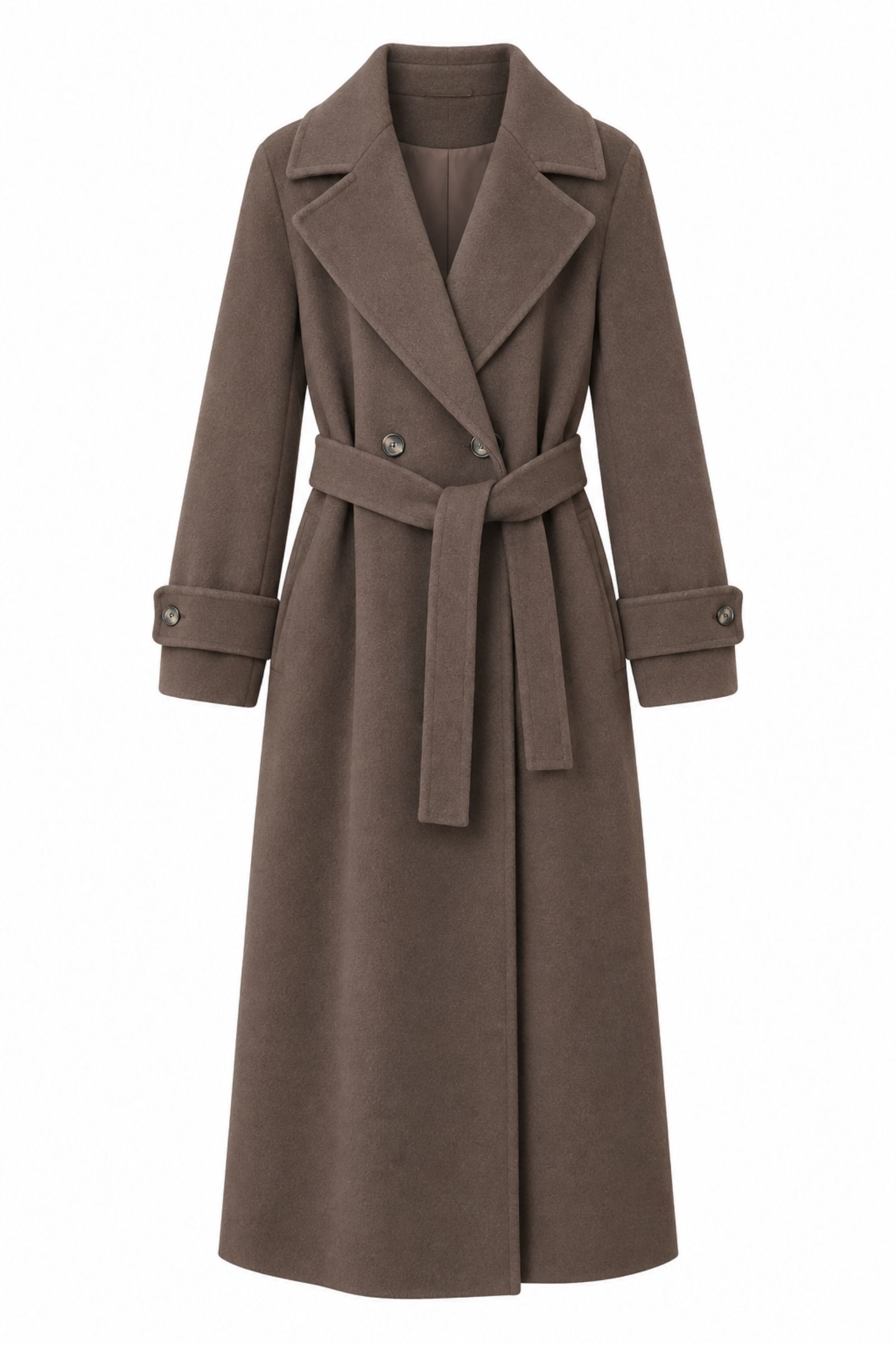 MS01-06_moro CAPPOTTO LUNGO CON CINTURA - Moro, S