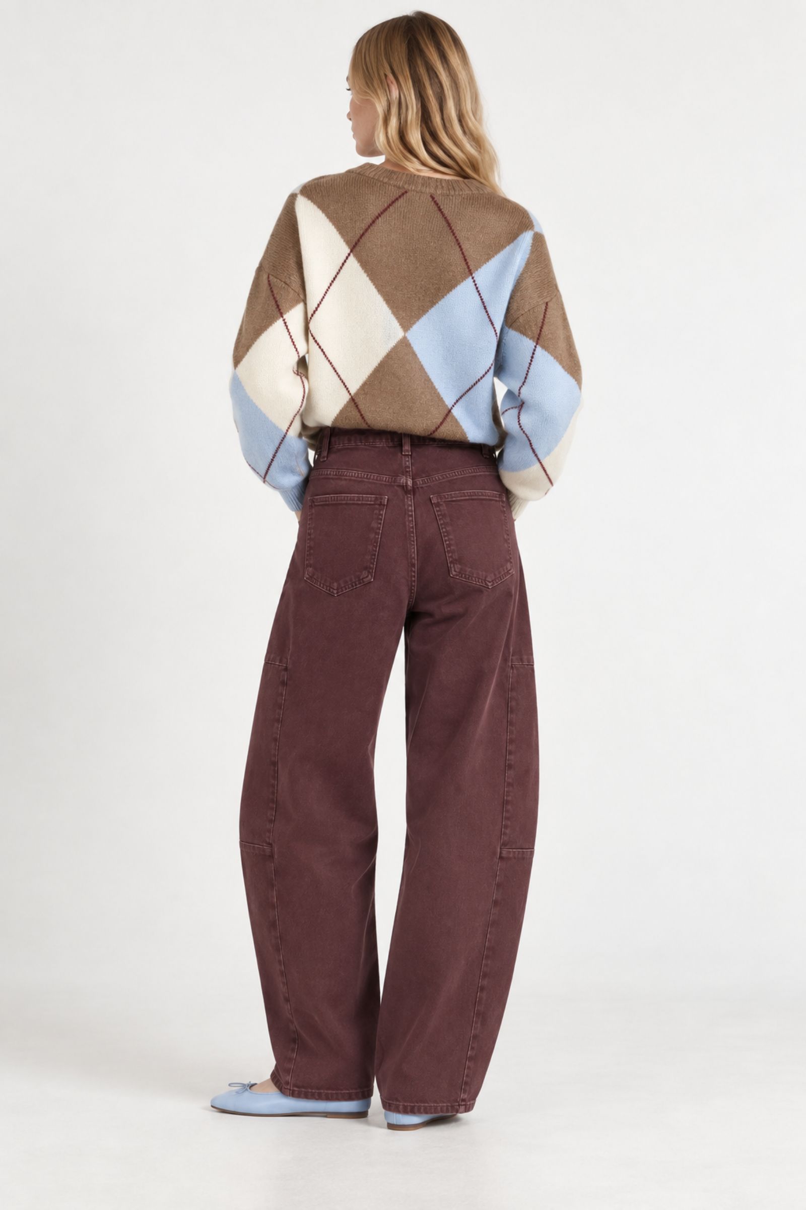 JEANS BALLOON CON CUCITURE - immagine 2