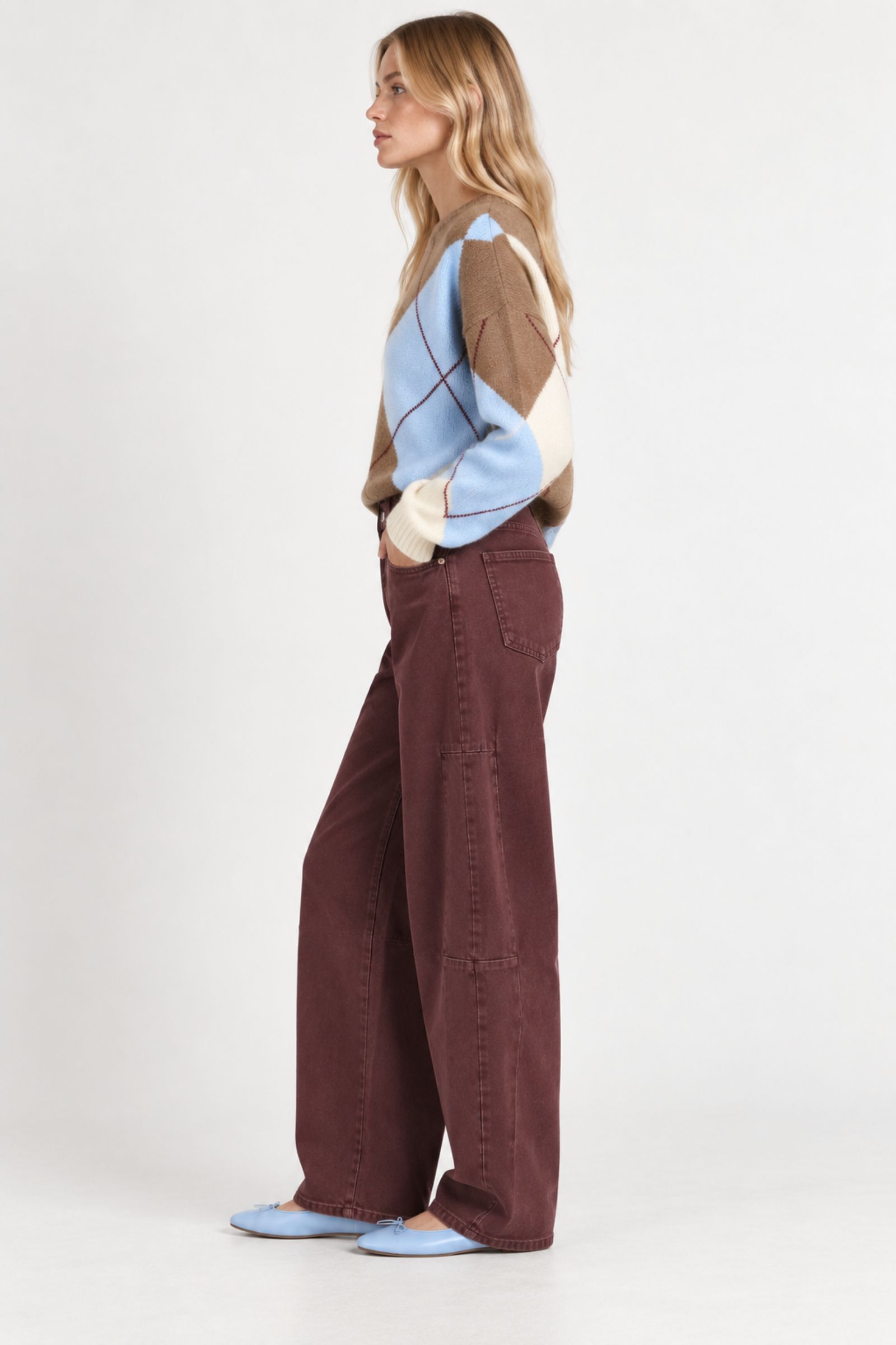 JEANS BALLOON CON CUCITURE - immagine 3