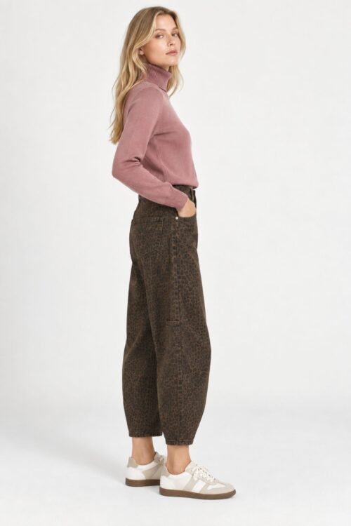 Alternative view of JEANS BALLOON ANIMALIER