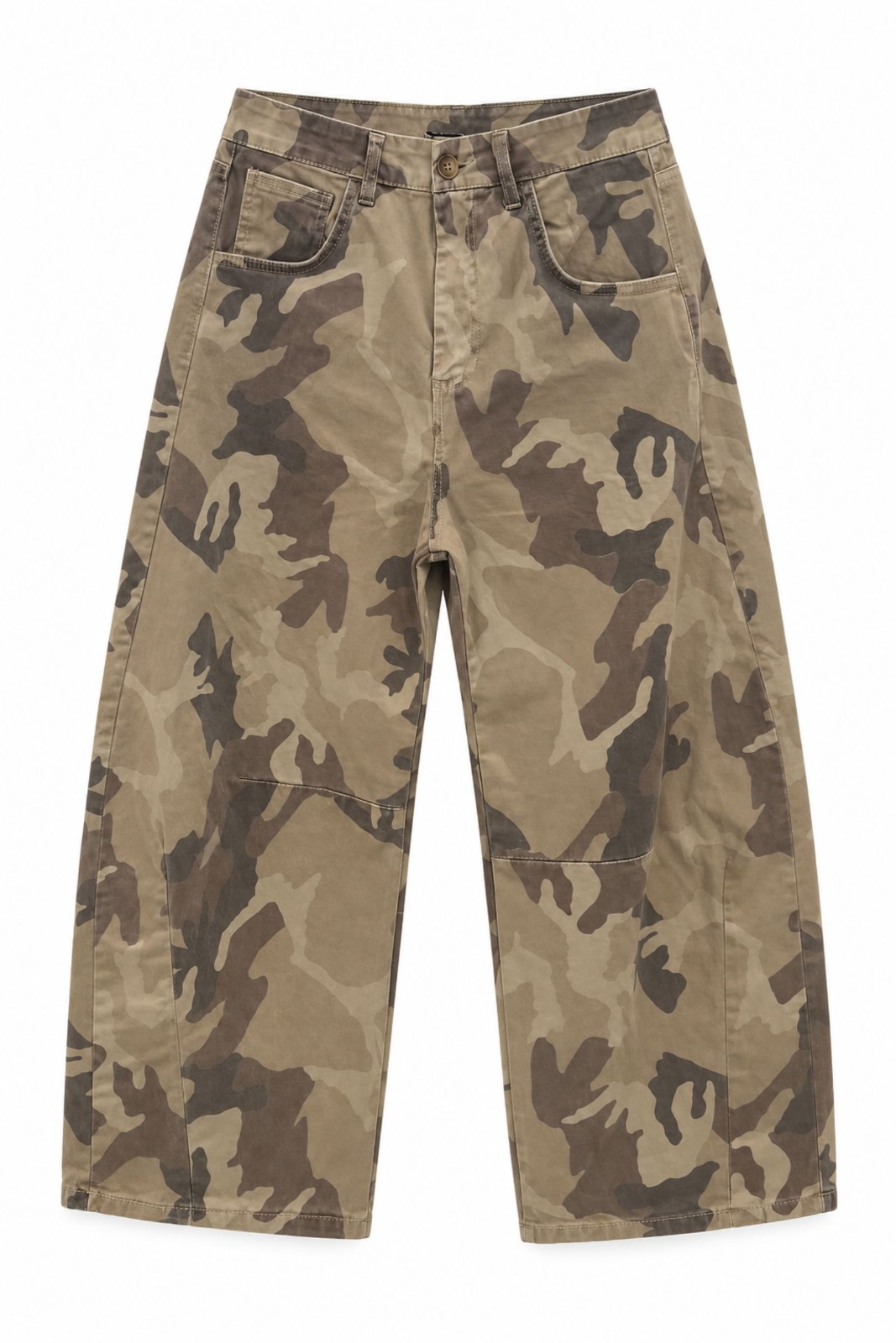 PP0111-06_BEIGE PANTALONE FANTASIA CAMOUFLAGE - Beige, S